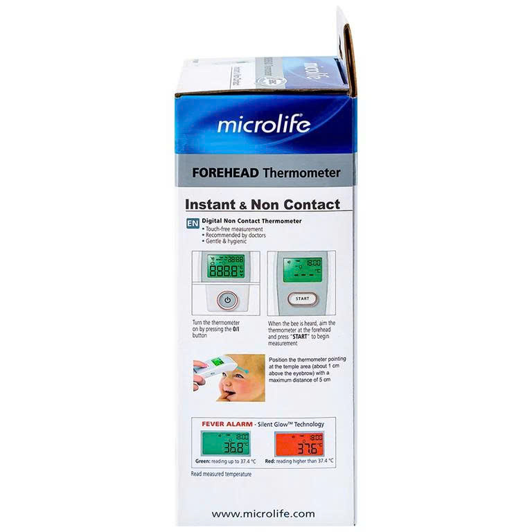 Nhiệt kế hồng ngoại MICROLIFE FR1MF1 đo không chạm, nhanh, an toàn và chính xác (hộp 1 cái) - Ảnh 5