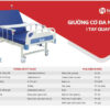 Giường bệnh 1 tay quay Humed HM-C1 chính hãng, nâng lưng 0–75°, có bàn ăn, lan can an toàn, phù hợp chăm sóc người bệnh tại nhà và cơ sở y tế.