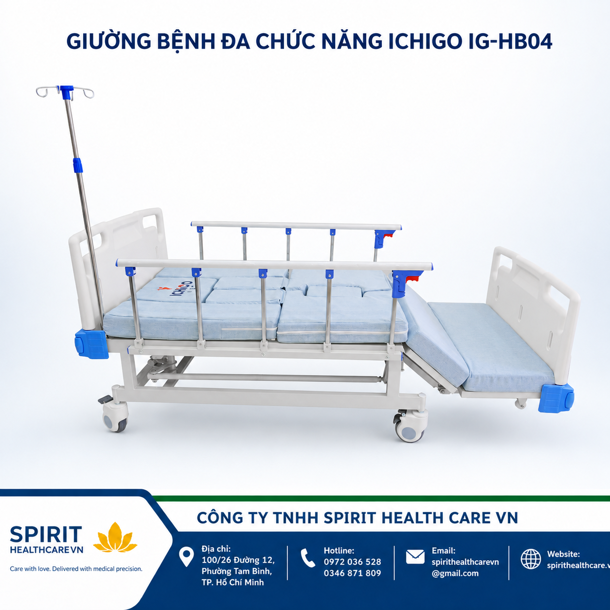 Giường Bệnh Đa Chức Năng ICHIGO IG-HB04