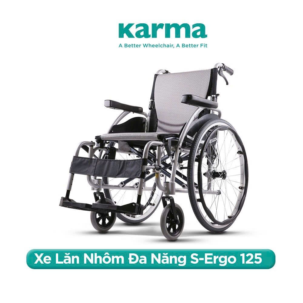 Xe Lăn Karma S-Ergo 125 Chính Hãng | Xe Lăn Công Thái Học Cao Cấp