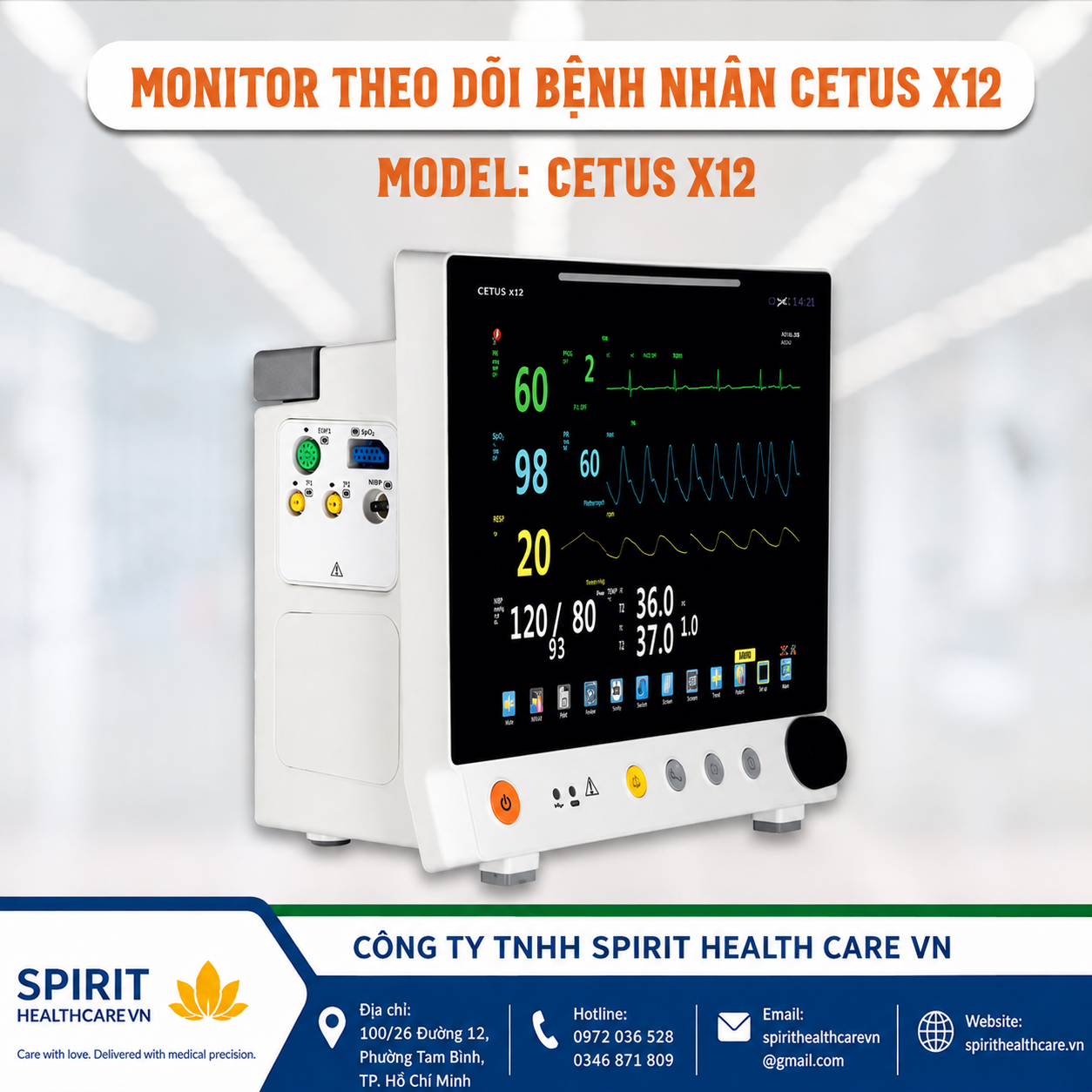 Monitor Cetus X12 Axcent 5 Thông Số Chính Hãng - Ảnh 3