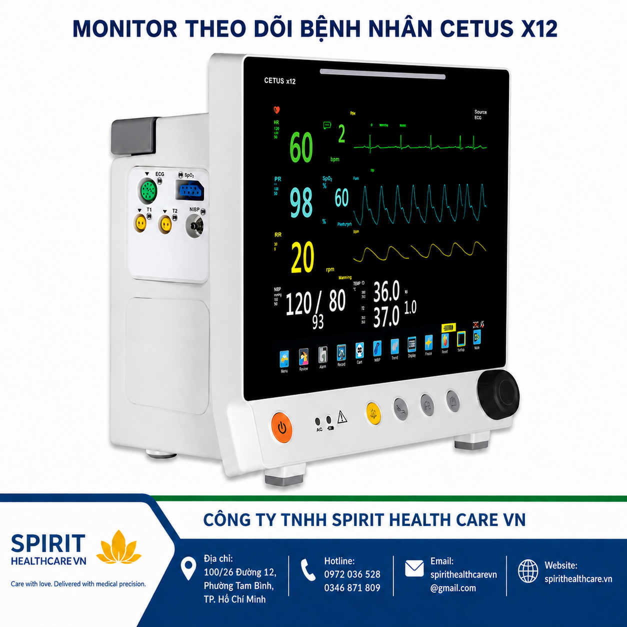 Monitor Cetus X12 Axcent 5 Thông Số Chính Hãng - Ảnh 2