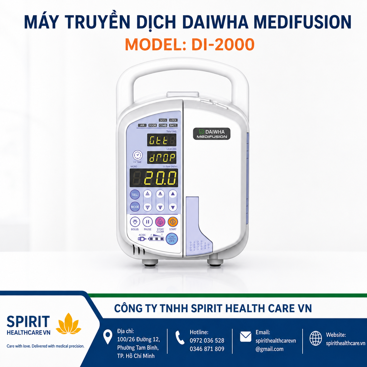 Máy Truyền Dịch DI-2000 DAIWHA Hàn Quốc