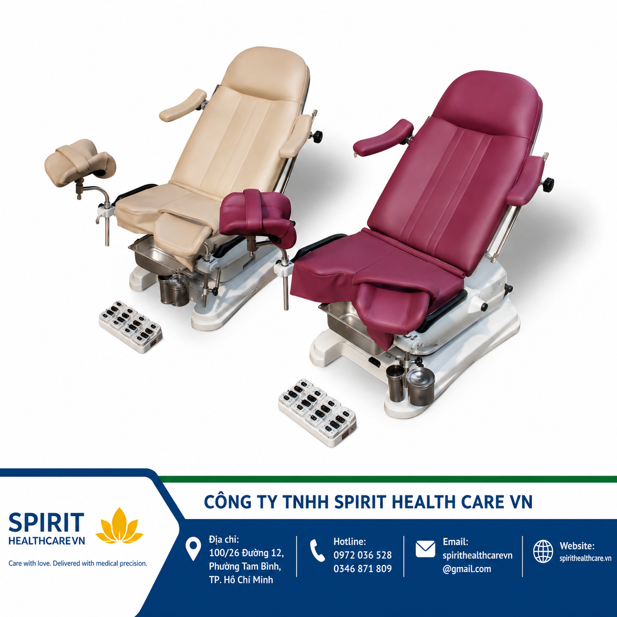 Bàn Khám Sản Phụ Khoa JS-005-1 Jinsol Chính Hãng Hàn Quốc