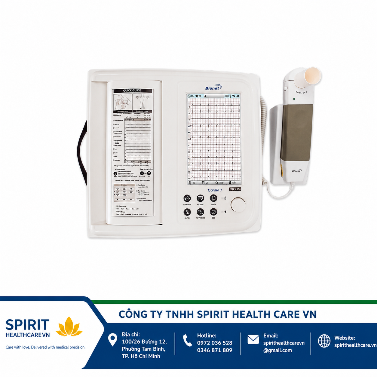 Máy Điện Tim 12 Kênh Bionet Cardio 7 Chính Hãng