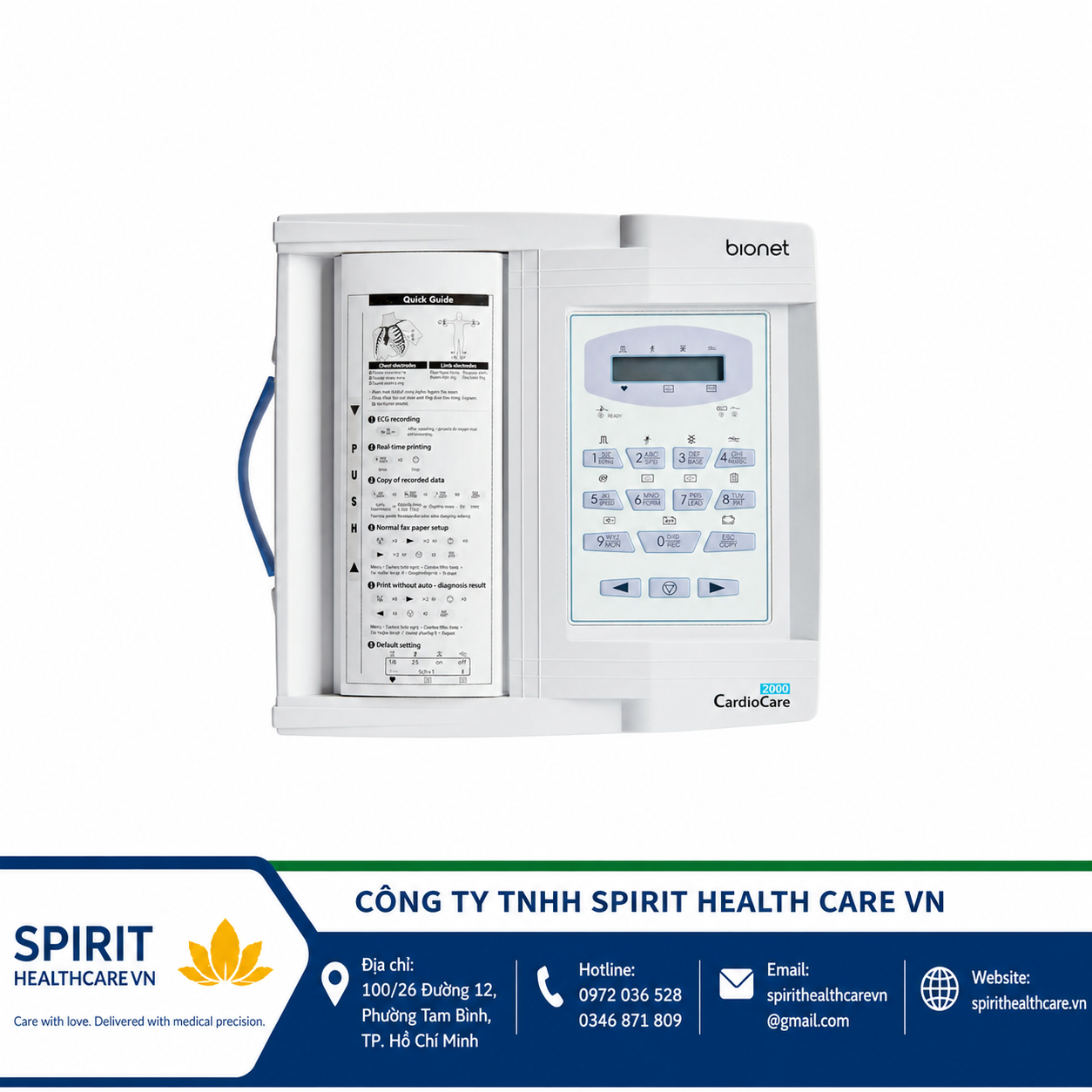 Máy Điện Tim 12 Kênh Bionet CardioCare 2000 Chính Hãng