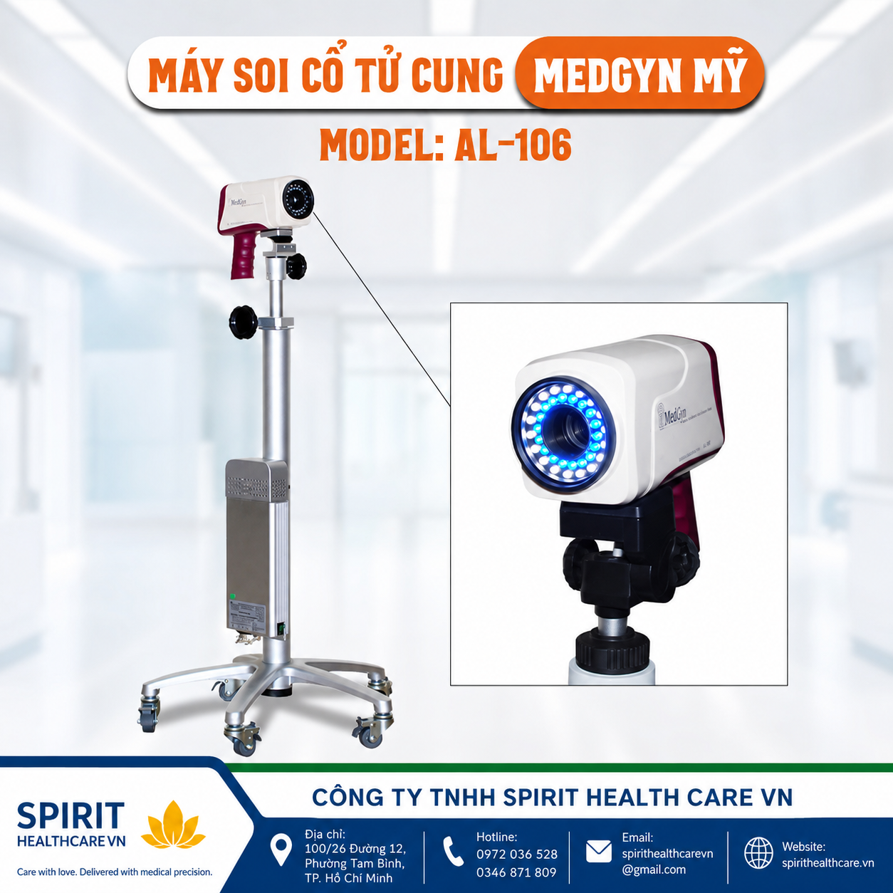 Máy Soi Cổ Tử Cung AL-106 MedGyn Mỹ - Ảnh 3