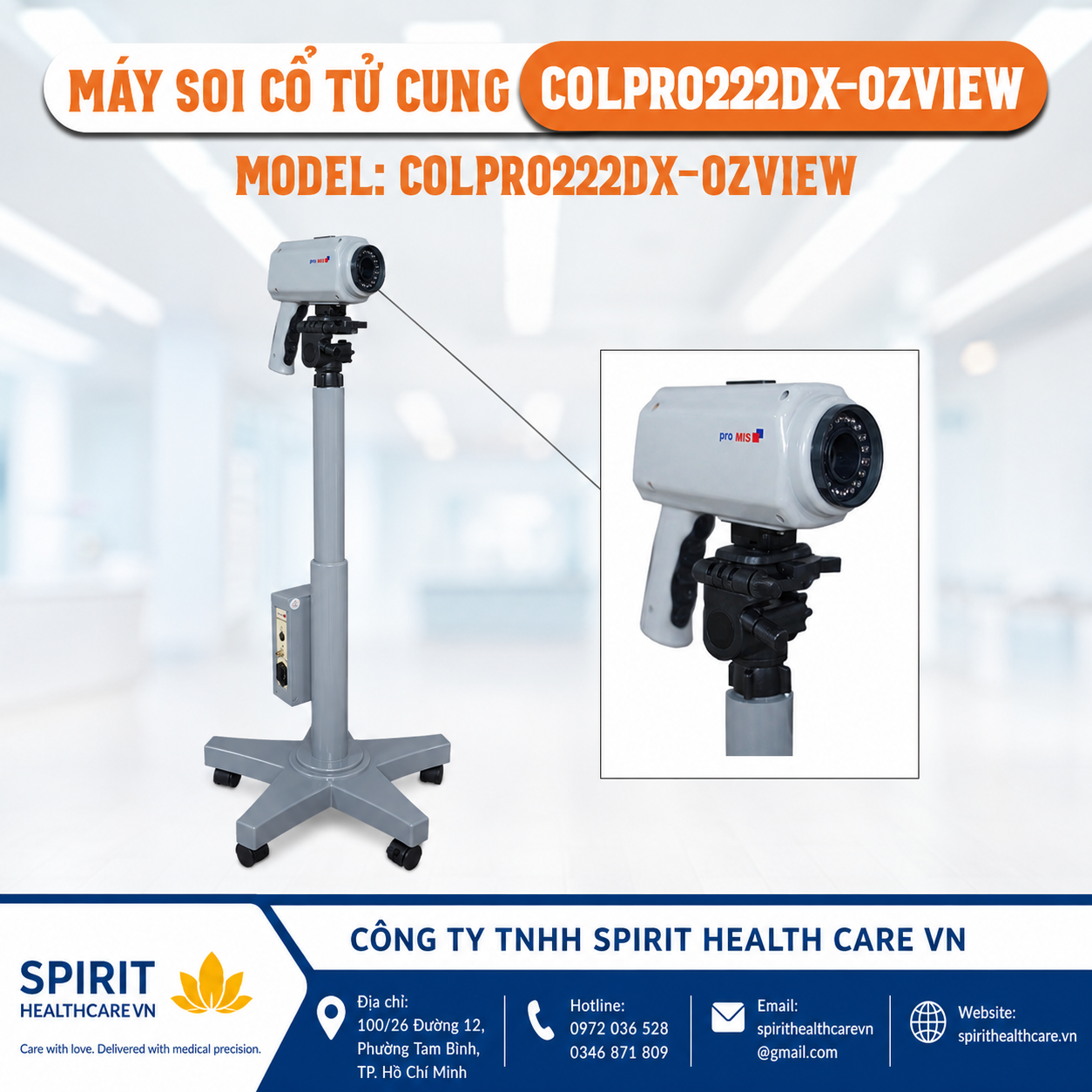 Máy Soi Cổ Tử Cung COLPRO222DX OzView ProMIS - Ảnh 3