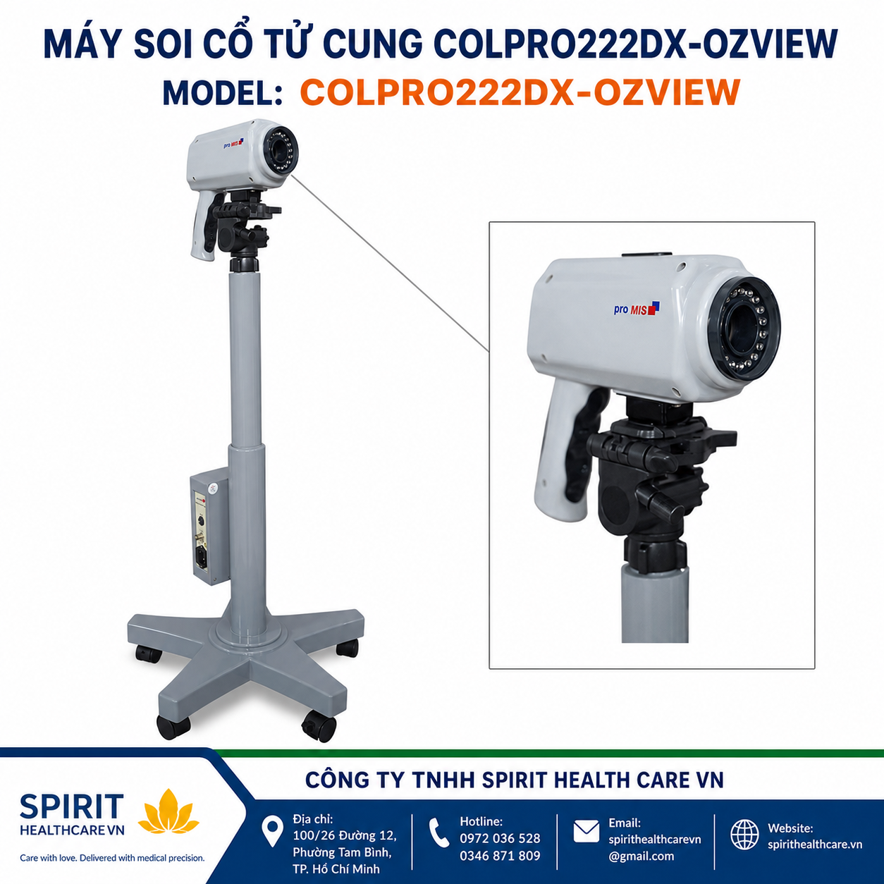 Máy Soi Cổ Tử Cung COLPRO222DX OzView ProMIS