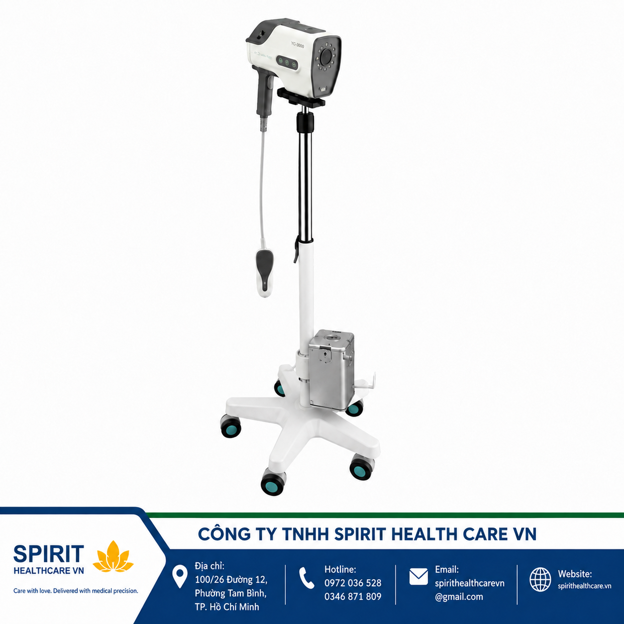 Máy soi cổ tử cung YKD-3003 có màn hình phía sau