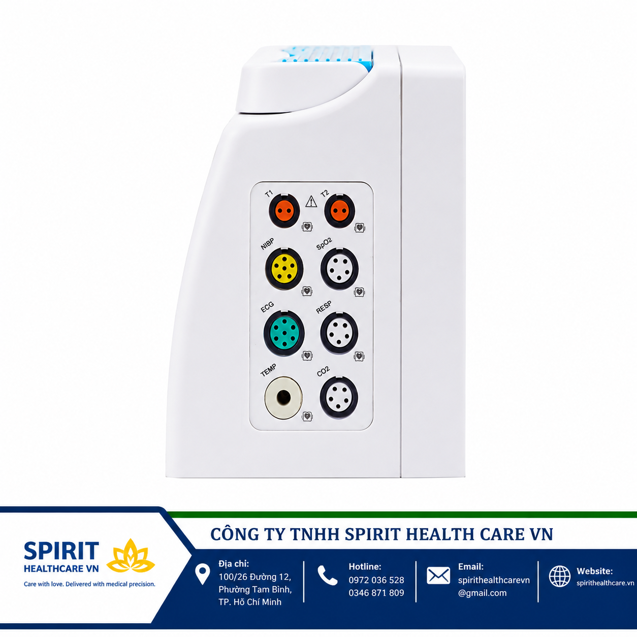 Monitor Theo Dõi Bệnh Nhân Contec CMS8000 Màn Hình 12.1 Inch Chính Hãng - Ảnh 7